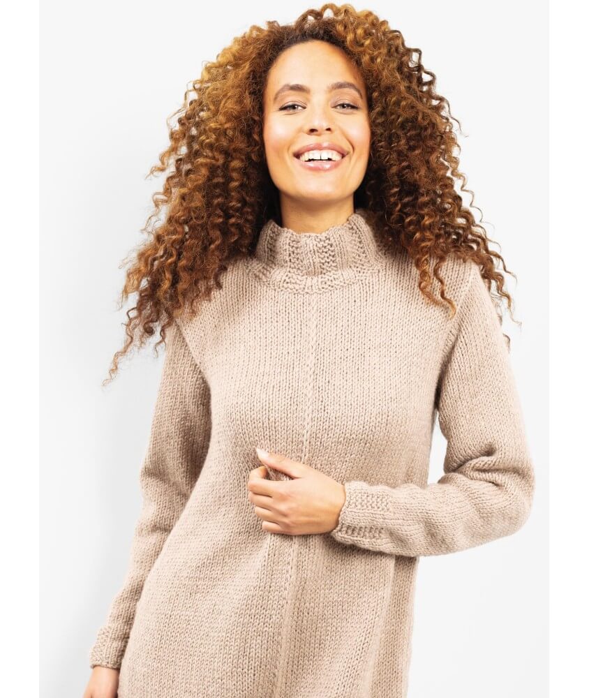 Robe évasée Sibylle femme - Patron tricot Bergère de France