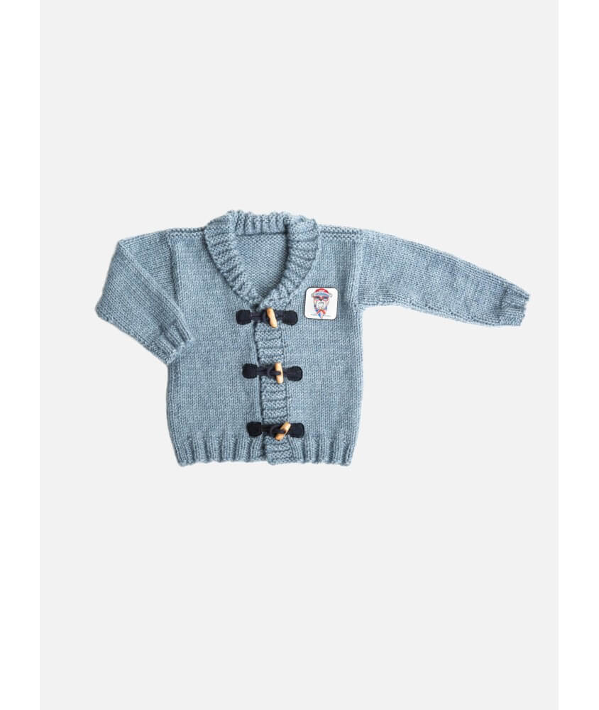 Veste col châle enfant - Patron tricot Bergère de France