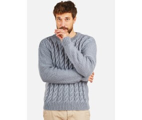 Pull à torsades femme - Patron tricot Bergère de France