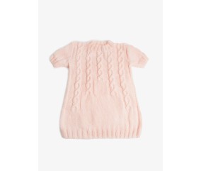 Robe manches courtes fille - Patron tricot Bergère de France