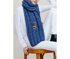 Écharpe ajustable - Patron tricot Bergère de France