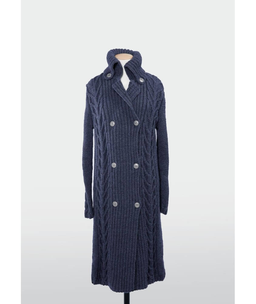 Manteau long femme - Patron tricot Bergère de France