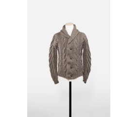 Veste col châle torsadée femme - Patron tricot Bergère de France