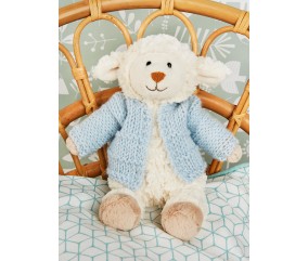 E-MODELE MIXTE - MANTEAU POUR PELUCHE - BERGÈRE DE FRANCE