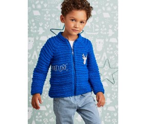 E-MODELE ENFANT - GILET EMPIÈCEMENT ZIPPÉ - BERGÈRE DE FRANCE