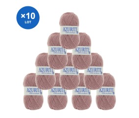 Lot de 10 pelotes Azurite 1518 Rose - Distrifil