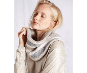 E-MODELE MIXTE - SNOOD RAYÉ TRICOLORE - BERGÈRE DE FRANCE