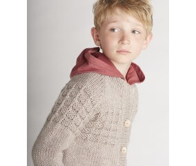 E-MODELE ENFANT - GILET RAGLAN COL ROND ENFANT - BERGÈRE DE FRANCE