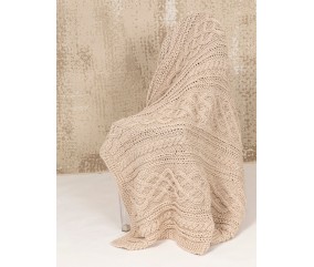 E-MODELE MIXTE - PLAID À TORSADES - BERGÈRE DE FRANCE