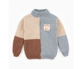 E-MODELE FEMME - GILET ZIPPÉ COL MONTANT - BERGÈRE DE FRANCE
