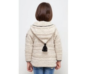 E-MODELE FEMME - MANTEAU À CAPUCHE - BERGÈRE DE FRANCE