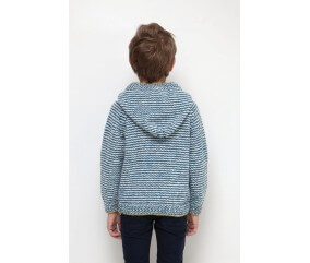 E-MODELE FEMME - PULL À CAPUCHE - BERGÈRE DE FRANCE
