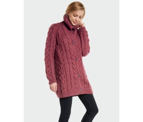 E-MODELE FEMME - MANTEAU À TORSADES - BERGÈRE DE FRANCE