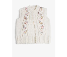 E-MODELE FEMME - GILET FEMME À TORSADES SANS MANCHES - BERGÈRE DE FRANCE