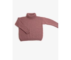 E-MODELE FEMME - PULL LARGE COL ROULÉ - BERGÈRE DE FRANCE