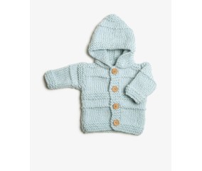 E-MODELE FEMME - MANTEAU À CAPUCHE - BERGÈRE DE FRANCE