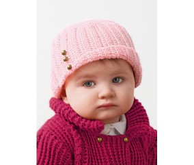 E-MODELE BÉBÉ - BONNET AU CROCHET BELLA - BERGÈRE DE FRANCE