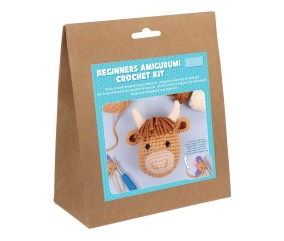 Kit Crochet Amigurumi Vache - Debutant - Trimits