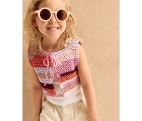 Patron Gilet MÉLISSE au crochet Phildar