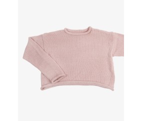 E-MODELE FEMME - PULL COURT BORDS ROULOTTÉS - BERGÈRE DE FRANCE
