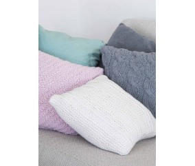 E-MODELE - 3 HOUSSES DE COUSSIN AU CROCHET - GRÜNDL