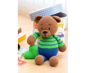 E-MODELE - DOUDOU OURS TEDDY PAUL AU CROCHET - GRÜNDL