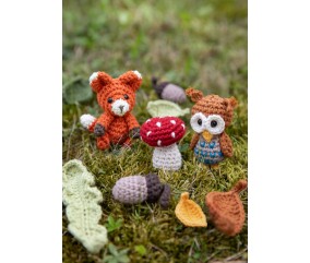 E-CATALOGUE - SET AMIGURUMI NATURE (5 MODÈLES) AU CROCHET - GRÜNDL