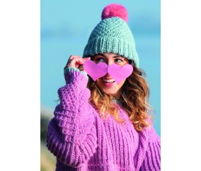 E-MODELE - BONNET À POMPON FOURRURE SYLT - GRÜNDL