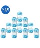 Lot de 10 pelotes COTTON QUICK PRINT de Gründl – 500 g de coton à motifs multicolores certifié Oeko-Tex