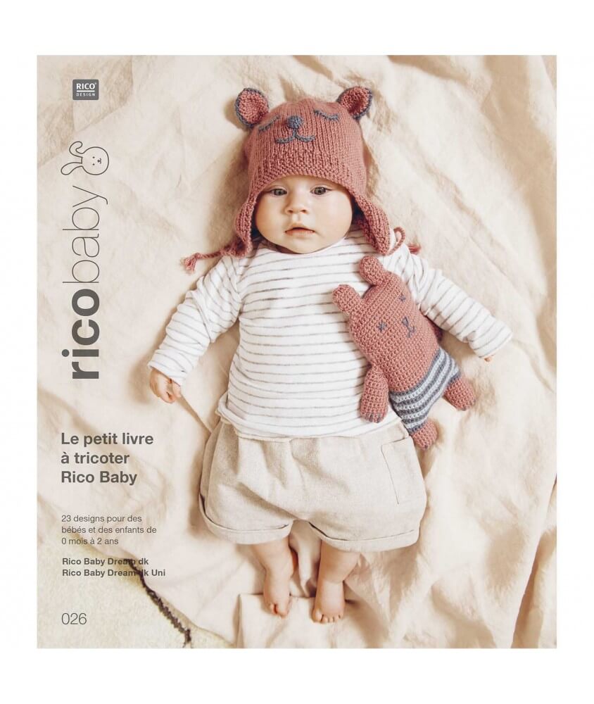 Le petit livre à tricoter Rico Baby n°26 Baby Dream Dk - Rico Design