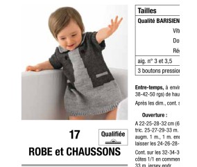 Robe et chaussons Binti - BERGÈRE DE FRANCE