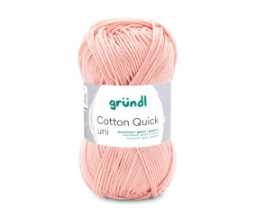 Fil à tricoter COTTON QUICK UNI - Gründl - PPSC - certifié Oeko-Tex - 134 Orange