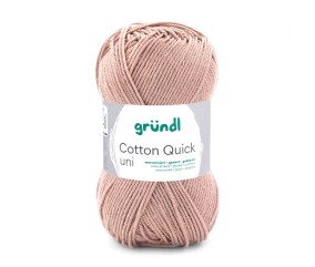 Fil à tricoter COTTON QUICK UNI - Gründl - PPSC - certifié Oeko-Tex - 139 Marron