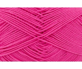 Fil à tricoter COTTON QUICK UNI - Gründl - PPSC - certifié Oeko-Tex - 128 Rose - vue 100