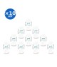 Lot de 10 pelotes COTTON QUICK UNI de Gründl – 500 g de coton mercerisé certifié Oeko-Tex
