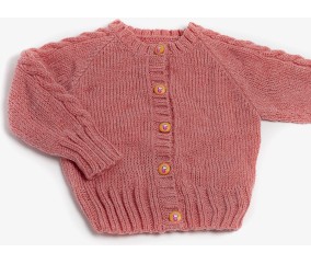 Gilet raglan à torsades - BERGÈRE DE FRANCE