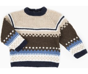 Pull raglan jacquard - BERGÈRE DE FRANCE