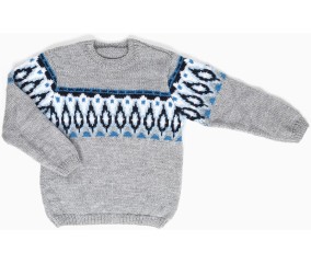 Pull jacquard col rond - BERGÈRE DE FRANCE