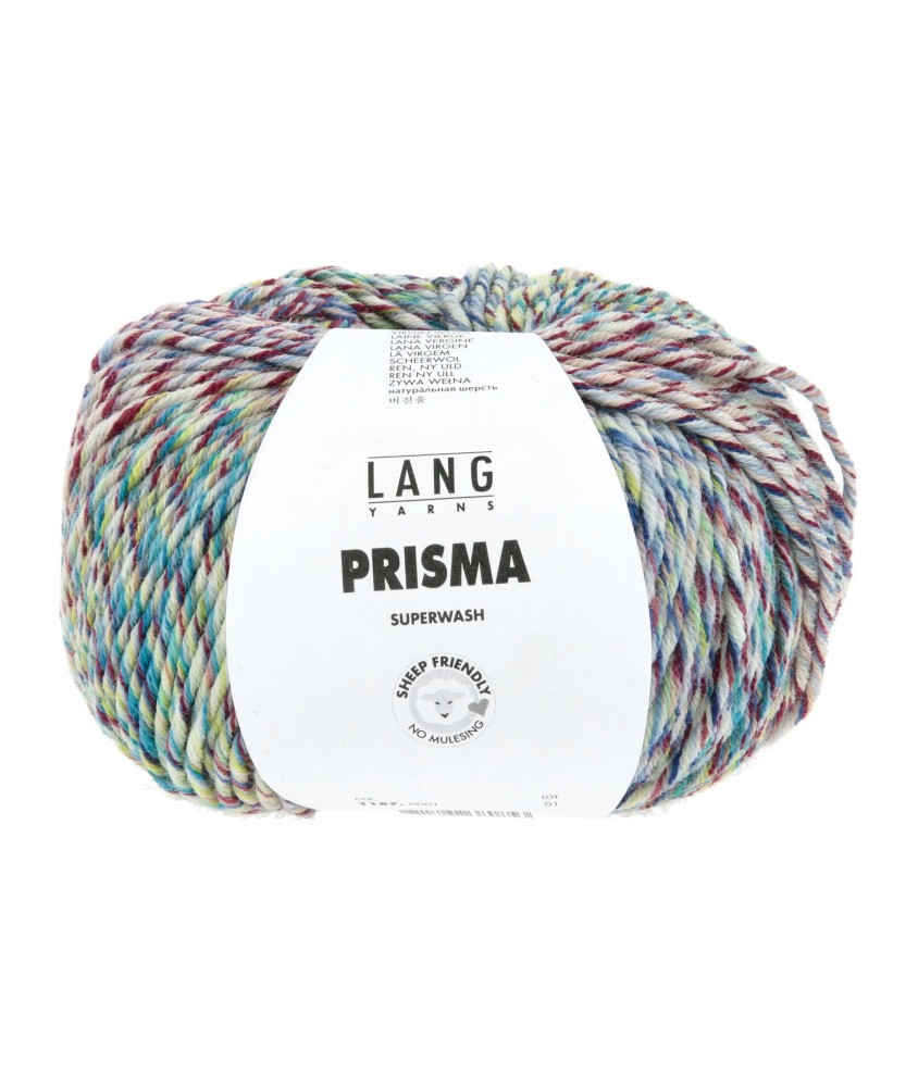 Pelote Prisma 100g — 100% Mérinos Extrafine — Lang Yarns