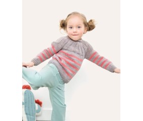 Pull jacquard oiseau Lucie - BERGÈRE DE FRANCE