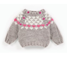 Pull jacquard raglan - BERGÈRE DE FRANCE
