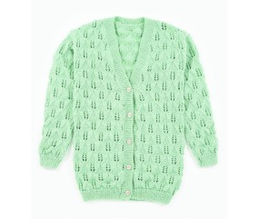 Gilet ajouré feuille col V - BERGÈRE DE FRANCE