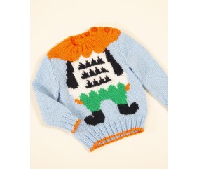 Pull jacquard lutin Benoît - BERGÈRE DE FRANCE