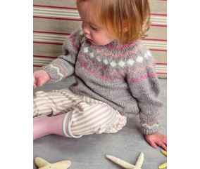 Pull empiècement jacquard - BERGÈRE DE FRANCE