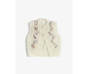 Gilet bébé à torsades sans manches - BERGÈRE DE FRANCE