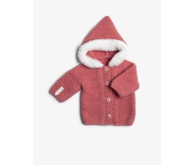 Manteau à torsades et capuche - BERGÈRE DE FRANCE