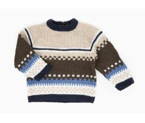 Pull raglan jacquard - BERGÈRE DE FRANCE