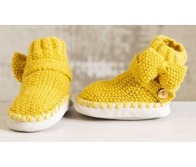Chaussons enfant au point de riz - BERGÈRE DE FRANCE
