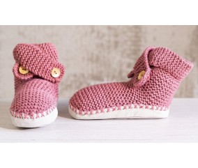 Chaussons adulte au point mousse - BERGÈRE DE FRANCE