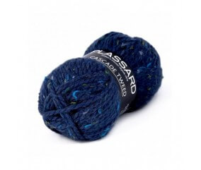Pelote de laine à tricoter CASCADE TWEED - Plassard BLEU 27
